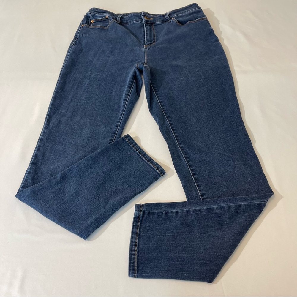 CHICOS PLATINUM JEGGINGS WOMENS DENIM SZ 1 CHICOS, VERY GOOD CONDITION, …